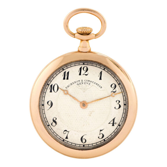 Swiss 18K gold rose gold keyless ladies' pendant watch Circa 1910