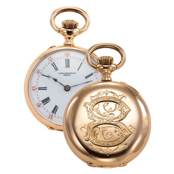 Swiss 18 carat gold open faced keyless ladies' watch Circa 1885 Swiss 18 carat gold open faced keyless ladies' watch Circa 1885