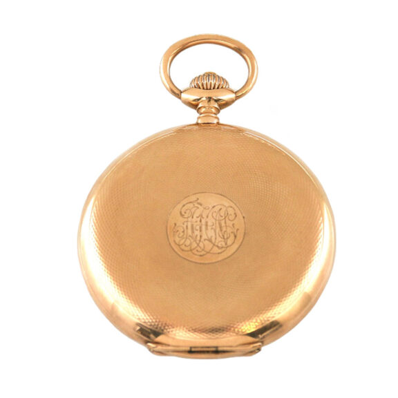 Swiss 14 carat gold hunting cased lever watch Circa 1919 Swiss 14 carat gold hunting cased lever watch Circa 1919