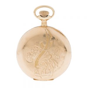 American gold full hunter lever pocket watch Circa 1900-1910
