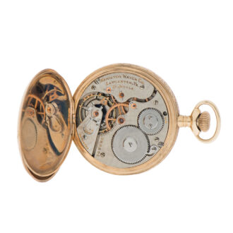 American gold full hunter lever pocket watch Circa 1900-1910