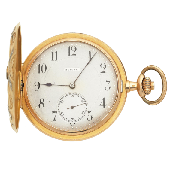 Swiss gold/stone lever pocket watch with snake relief Circa 1900 Swiss gold/stone lever pocket watch with snake relief Circa 1900