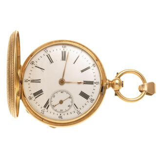 Swiss lever with Bohemian enamel decoration Circa 1850