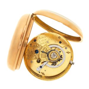 An English gold pocket watch with duplex escapement Circa1811