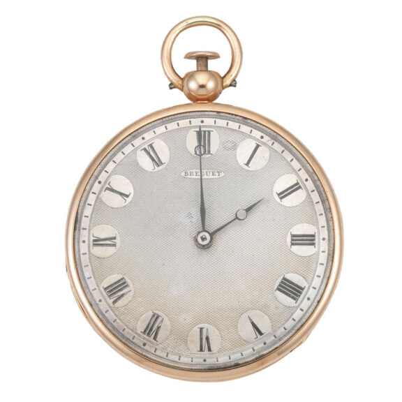 A French gold quarter repeating cylinder by Breguet Circa 1820