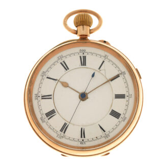 English gold centre seconds lever pocket watch Circa 1913