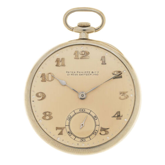A Swiss white gold lever with Louis Vuitton pouch Circa 1926