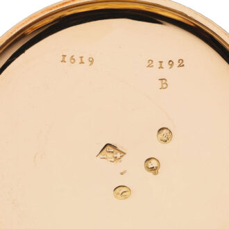 A fine and rare French gold quarter repeating cylinder Circa 1815