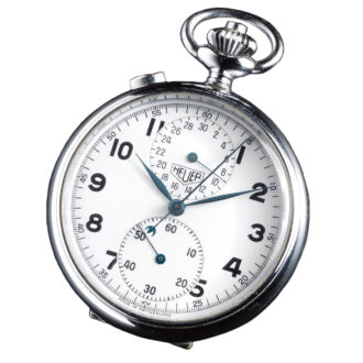 A Swiss stainless steel split second lever chronograph Circa 1965