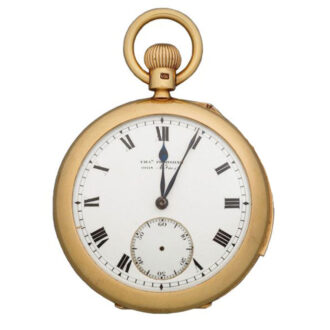 English gold minute repeating lever pocket watch Circa 1933