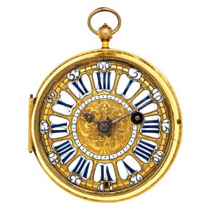 A French gilt verge consular cased pocket watch Circa 1740