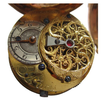 A French gold open face consular cased verge Circa 1770