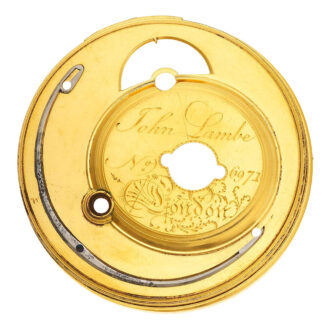 An English silver pocket watch with duplex escapement Circa 1855
