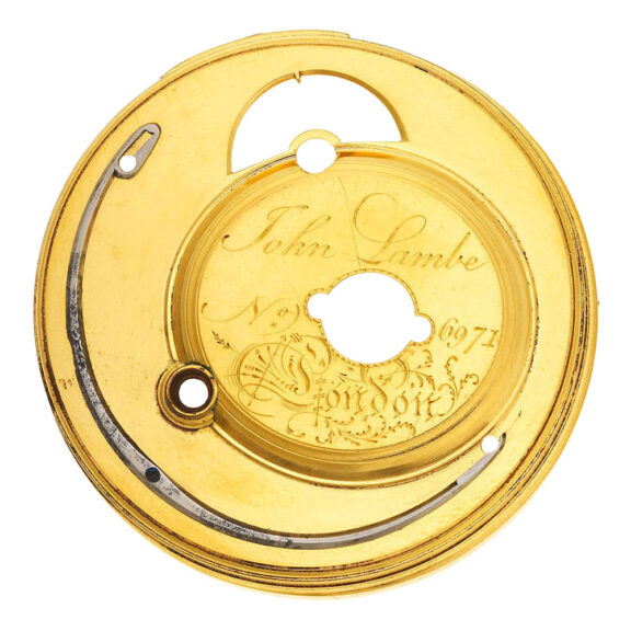An English silver pocket watch with duplex escapement Circa 1855 An English silver pocket watch with duplex escapement Circa 1855