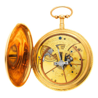French gold quarter repeater with unusual escapement Circa 1840