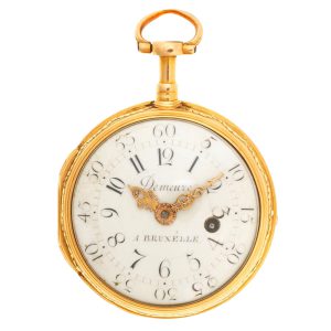 A Belgian gold consular cased verge pocket watch Circa 1770