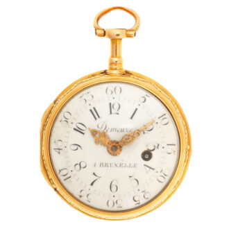 A Belgian gold consular cased verge pocket watch Circa 1770