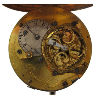 A Belgian gold consular cased verge pocket watch Circa 1770