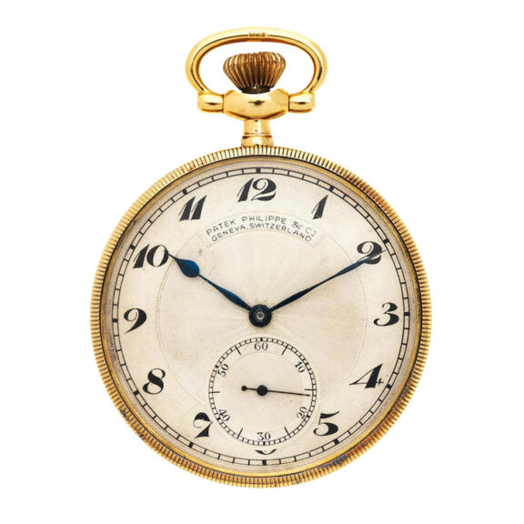 A Swiss 18 carat gold open face lever pocket watch Circa 1905