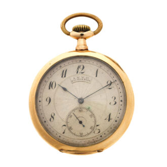 An American 14 carat open face lever pocket watch Circa 1903