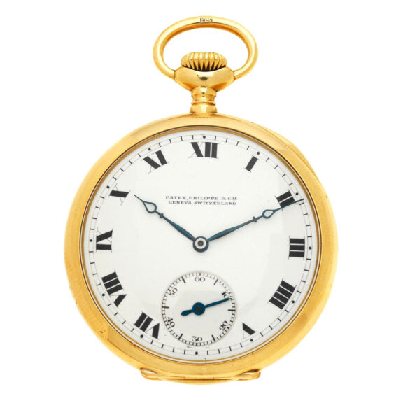 A Swiss 18 carat gold open face lever pocket watch Circa 1910
