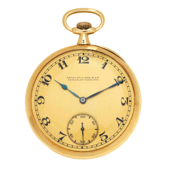 A Swiss gold pocket watch for the American market Circa 1944