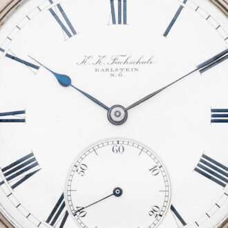 Rare and unusual German silver pocket watch Circa 1900