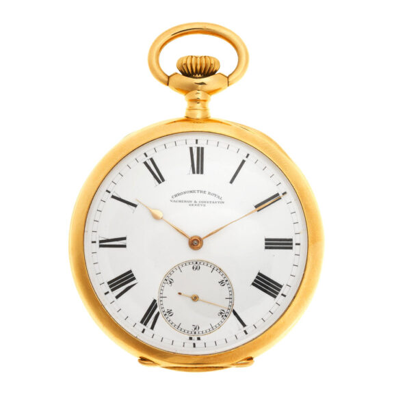 A Swiss 18 carat gold open face lever pocket watch Circa 1915