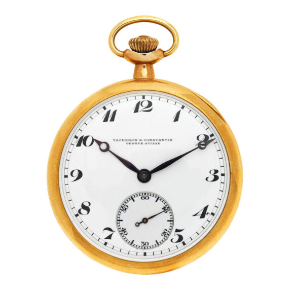 A Swiss 18 carat gold open face lever pocket watch Circa 1920