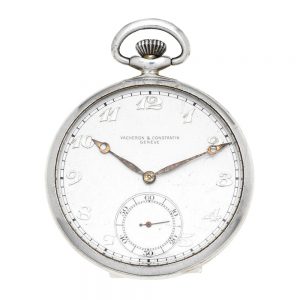 A very rare, lightweight Swiss aluminium pocket watch Circa 1948