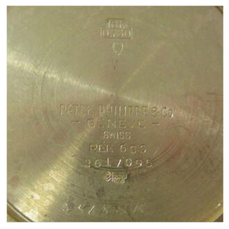 A Swiss 18 carat gold open face lever pocket watch Circa 1965