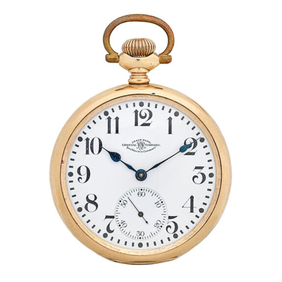 A fine American gilt Ball model railroad watch Circa 1900-1910