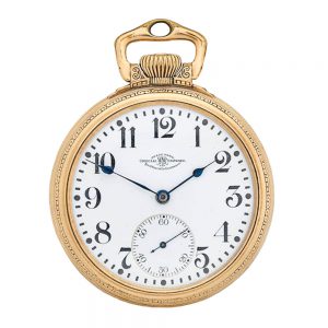 A fine American gilt Ball model railroad watch Circa 1920-1940