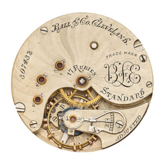 A rare American gilt Trade Union railroad watch Circa 1895