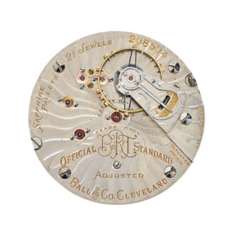 A rare American gilt Trade Union railroad watch Circa 1910-1920