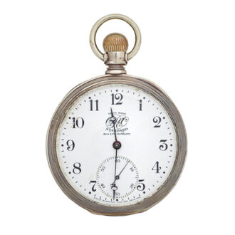 A rare silver American Trade Union railroad watch Circa 1910-1920