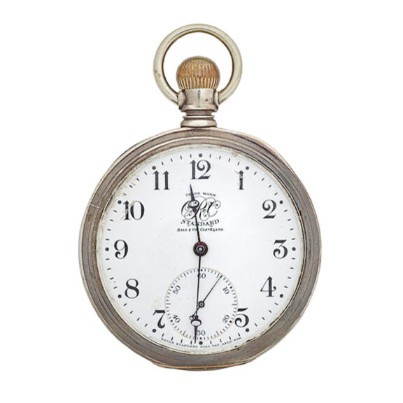 A rare silver American Trade Union railroad watch Circa 1910-1920