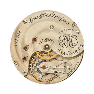 A rare silver American Trade Union railroad watch Circa 1910-1920