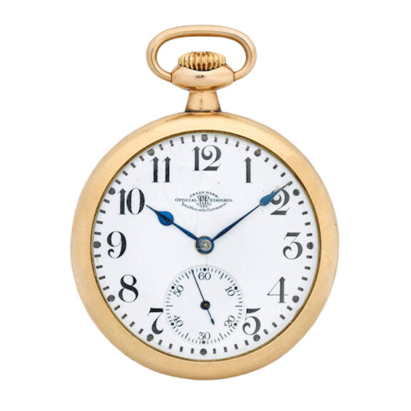 American gilt watch with Delong escapement Circa 1915-1920