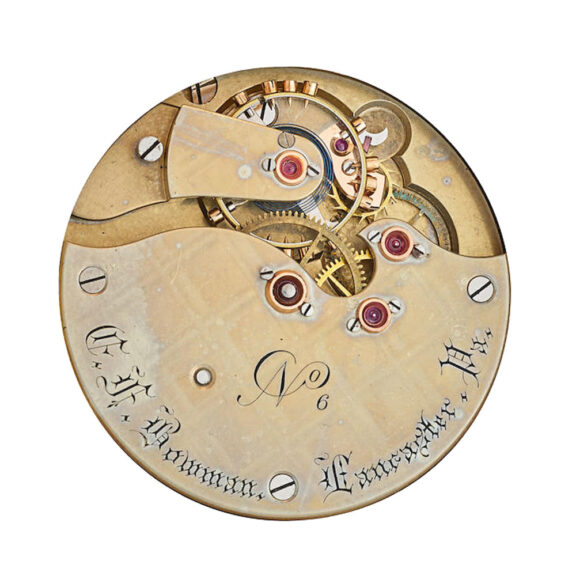 A rare American gold full hunter lever pocket watch Circa 1880 A rare American gold full hunter lever pocket watch Circa 1880
