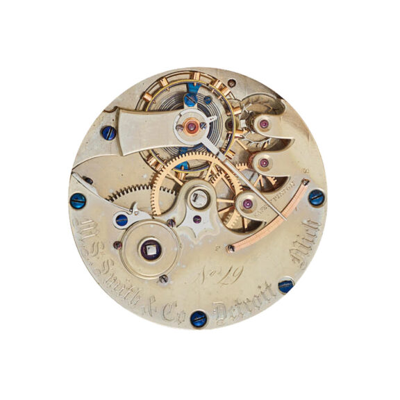 A rare American enameled gold full hunter Circa 1870-1874 A rare American enameled gold full hunter Circa 1870-1874