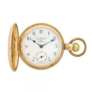 An American gold filled hunter cased lever Circa 1889-1894