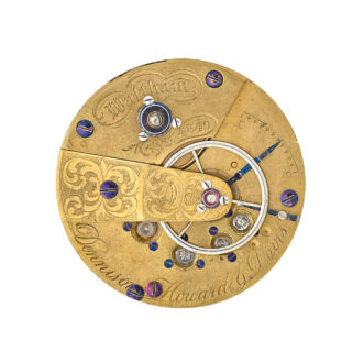 Rare American silver hunter cased pocket watch Circa 1853-1857