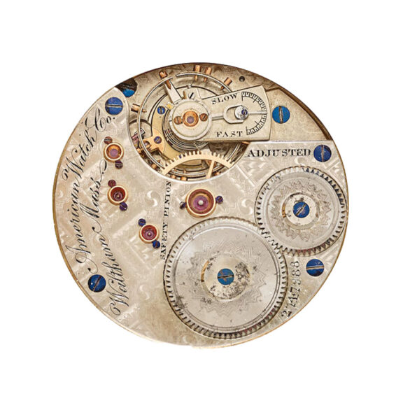An American 14 carat gold open face lever pocket watch Circa 1872 An American 14 carat gold open face lever pocket watch Circa 1872