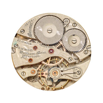 A fine American 14 carat gold open face pocket watch Circa 1899
