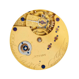 A fine American gold cut full hunter pocket watch Circa 1860