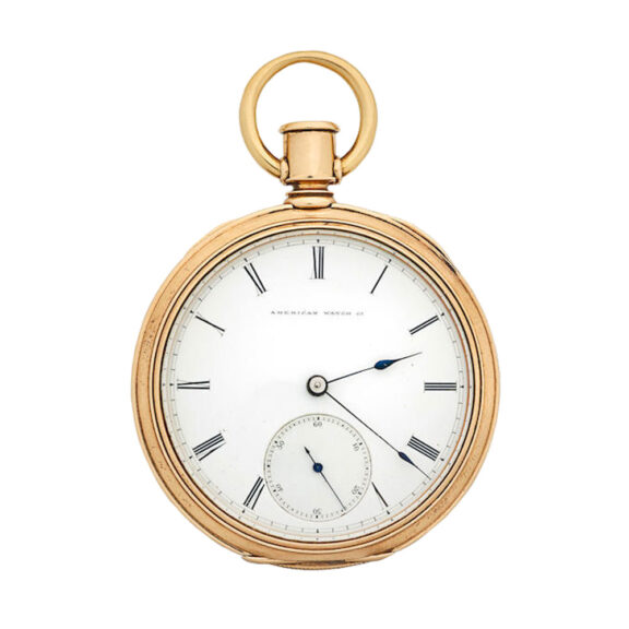 A fine American gold open face lever pocket watch Circa 1860