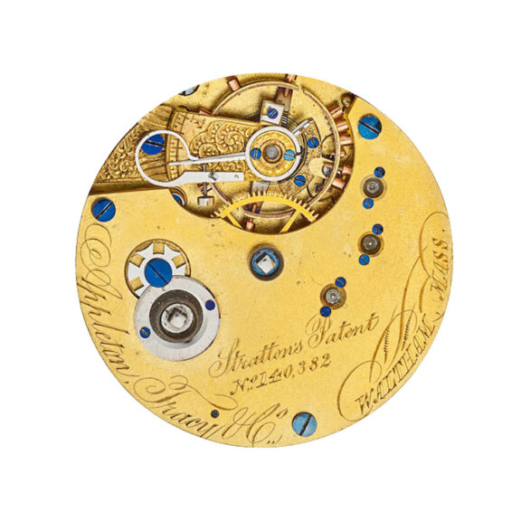 A fine American gold open face lever pocket watch Circa 1860 A fine American gold open face lever pocket watch Circa 1860