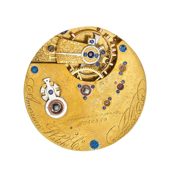 A fine American silver full hunter cased pocket watch Circa 1860 A fine American silver full hunter cased pocket watch Circa 1860