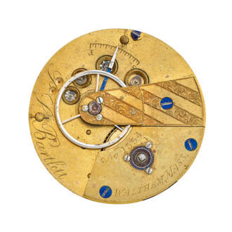 An American gold full hunter cased pocket watch Circa 1857